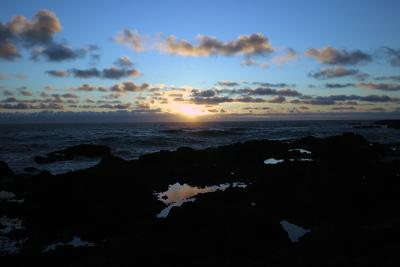 Oregon Coast Sunset on beach.jpg