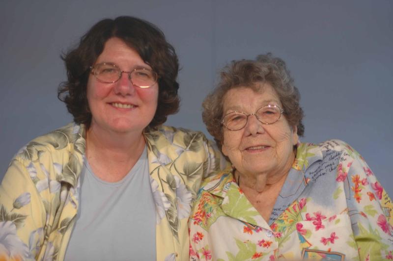Cousin Jeanne and Aunt Dotty