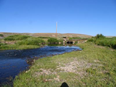 The bridge has tilted in the past year