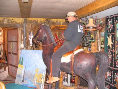 Ken on his wooden horse