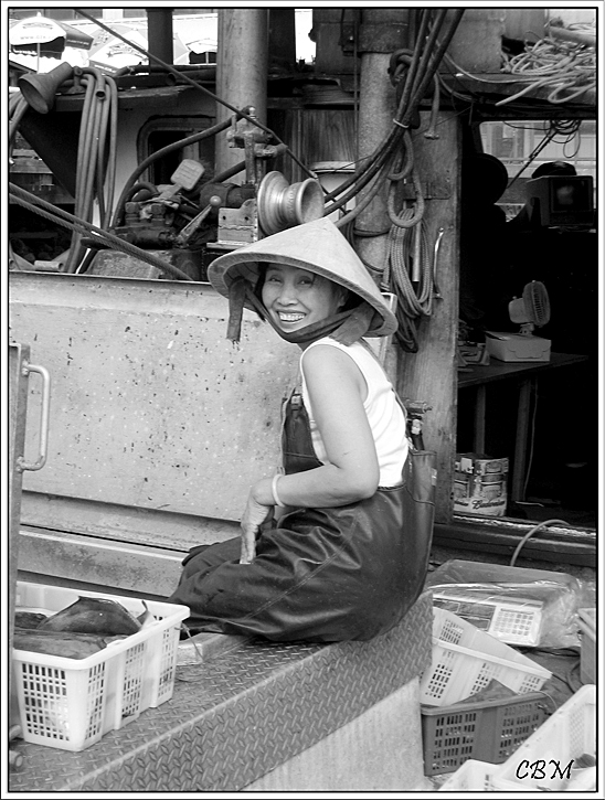 Steveston. B.C. - Fish-sale docks