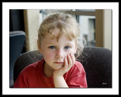 Pensive girl