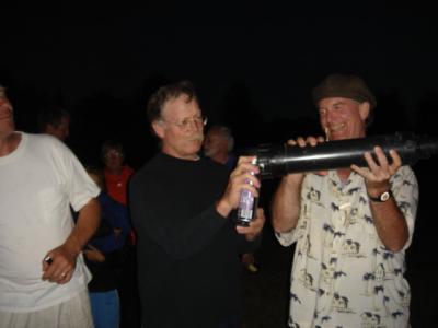 Hugh loads up the hairspray. 457.jpg