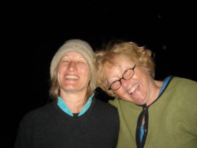 Bonnie Zahnow and Jeanie Murphy enjoy a laugh. 529.jpg