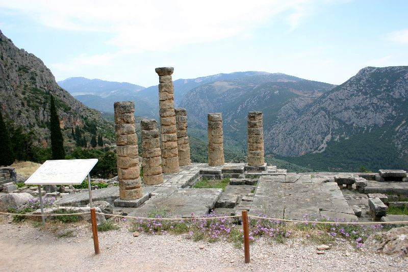 Delphi, Temple of Apollo, Greece