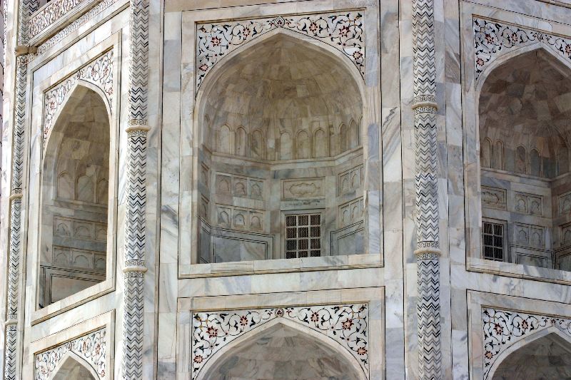 Three walls, Taj Mahal, India