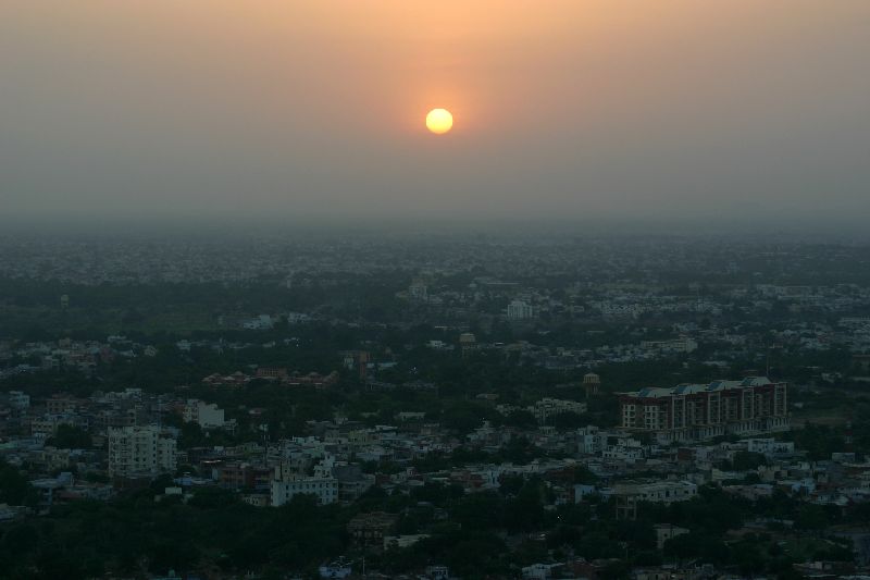 Nahargarh Fort, Sunset over Jaipur