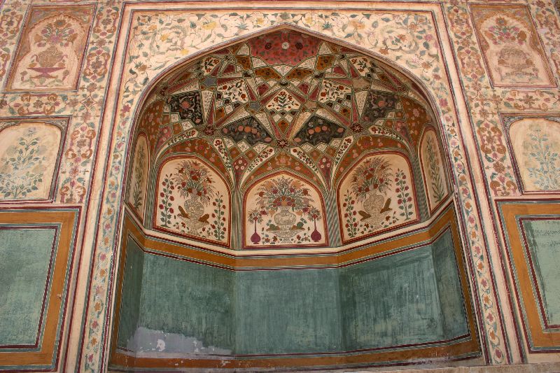 Amer fort, Colorful gates