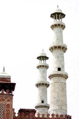 The minarets, Sikandra, Agra