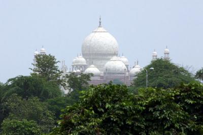 The enchanting view, Taj Mahal, India