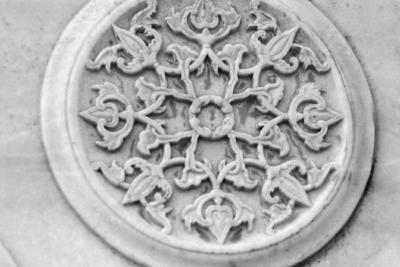 Circular carvings, Taj Mahal, India