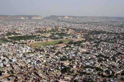 Nahargarh Fort, City from above