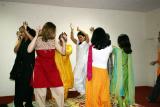 Girls dancing, Wedding ceremony