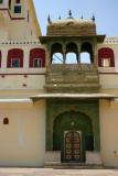 Jaipur City Palace, Colorful doors 3
