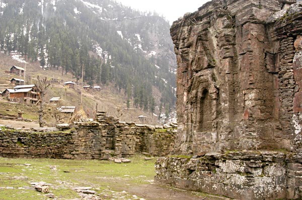 Inside Sharda Temple  complex