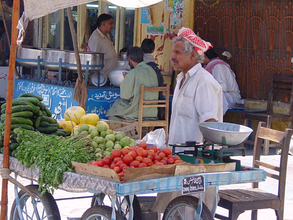 Fruit trolly in Kotli