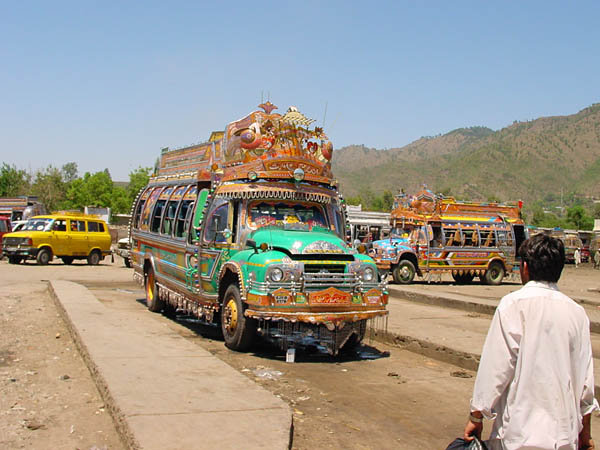 Bus at Kotli bus station