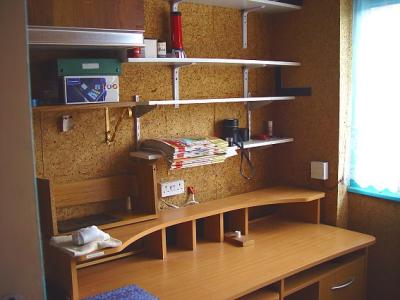 The Study - note the box of an ancient Mobile...shame it was empty