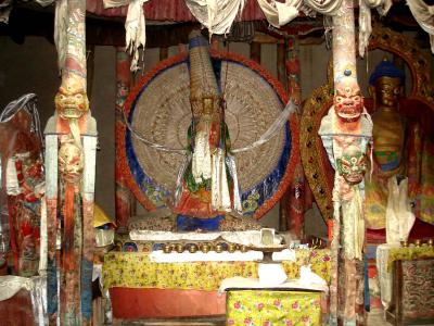 The interior of Tibetan Buddhist temples are amazing.