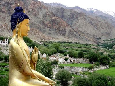 Very large Buddha, at a monastery about 2 hours from Leh
