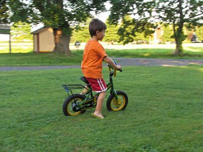 Learning to ride my bike