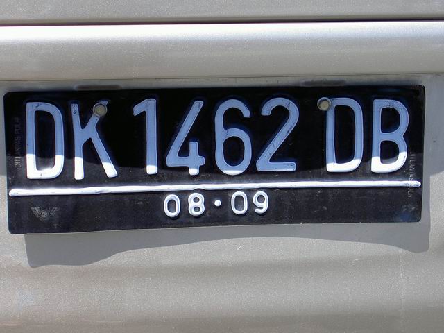 Chartered car in Bali throughout our journey