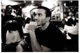 Nathan thinking about what food to eat