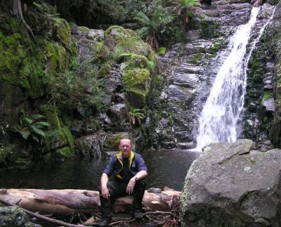 Wayne at Snowden Falls Rock Pool near Lake Tali Karng