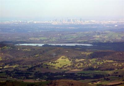 Melbourne from Mt St Leornard