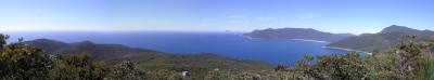 Pano from Kersop Peak Wilsons Prom
