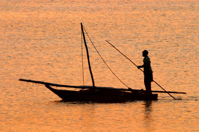 Fisherman at dawn