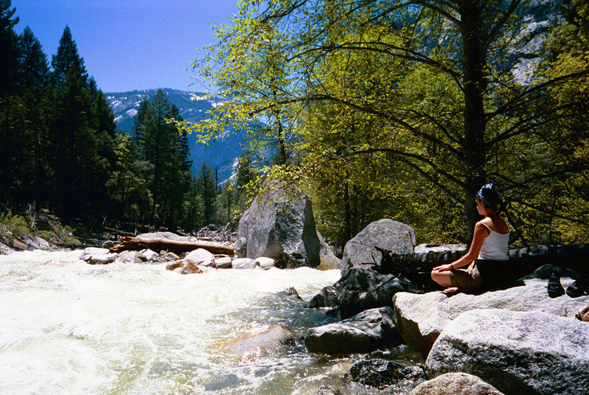 Meditating in Yosemite