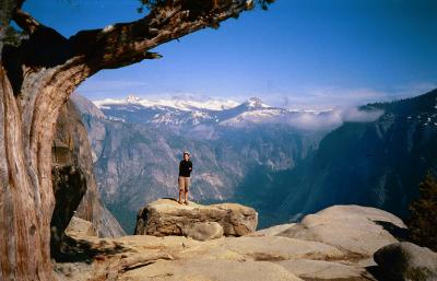 Yosemite Upper Falls hike - the top!