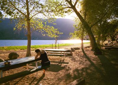 Camping at Lake Topaz