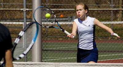 Forehand volley