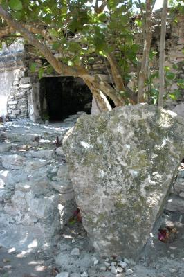 Mayan stella at Playa ruin 6381