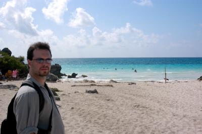 2004 Chris on Tulum beach 6273