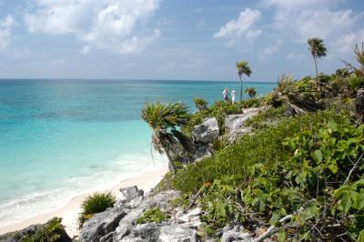 Tulum beach overlook 6288