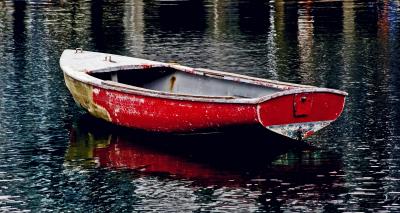 rockport red dinghy