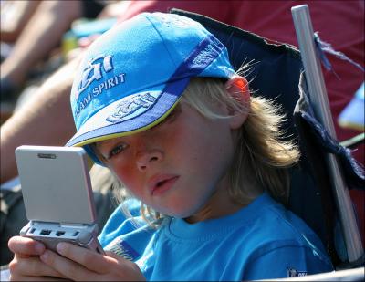 Nintendo in the sun