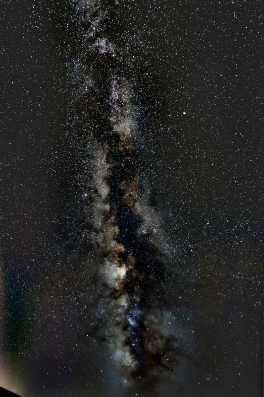 Milky Way with city glow removed