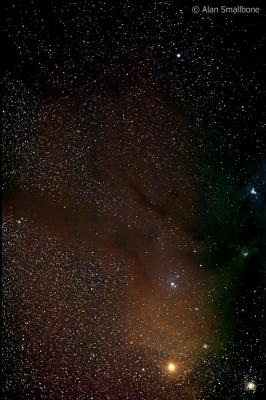 Antares and Rho Ophiuchi