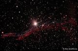 Portion of NGC 6960 - The Veil Nebula