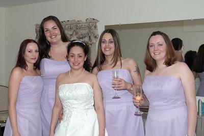 Jess & her bridesmaids