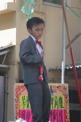 Child Dressed as Donald Tsang