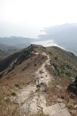 Path up to Lantau Peak