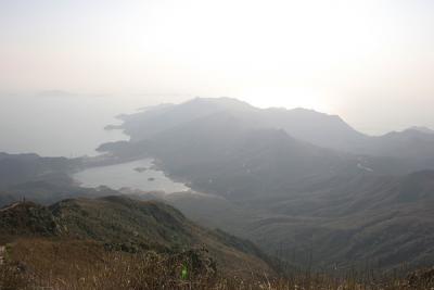 Shek Pik Reservoir from Lantau Peak