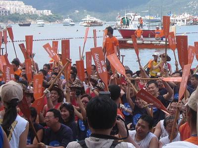 Wave the paddle