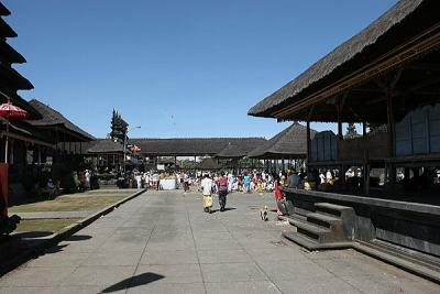 Courtyard at Pura Penataran Agung