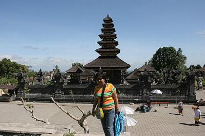 Noon at Courtyard of Pura Penataran Agung